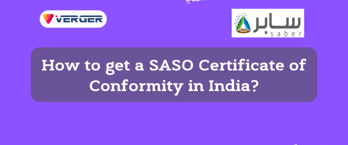 saso certificate