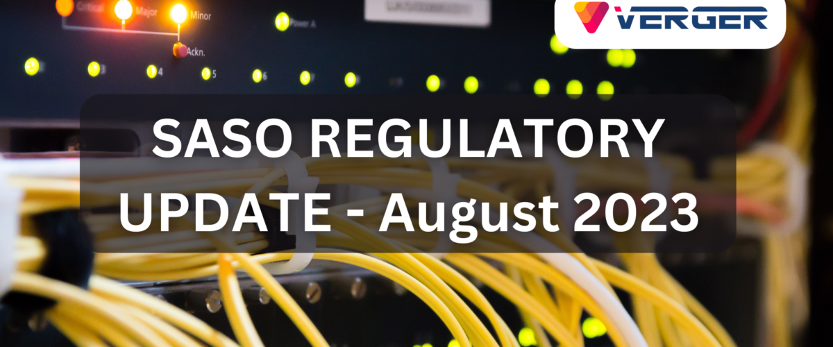 SASO Regulatory Update